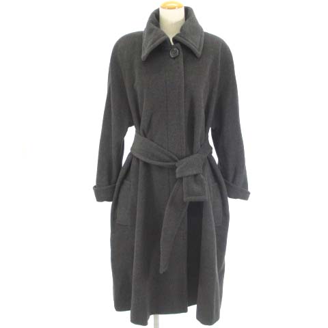 クリスチャンディオール Christian Dior ステンカラーコート 6B ウール  