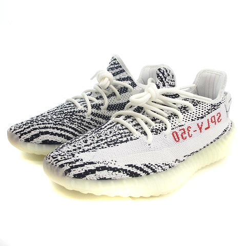 未使用品 アディダス adidas タグ付き YEEZY BOOST 350 V2 Zebra 