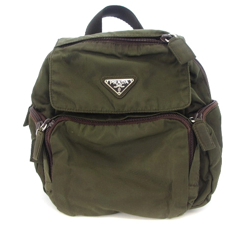 プラダ PRADA ミニリュック バックパック 三角プレート ナイロン  