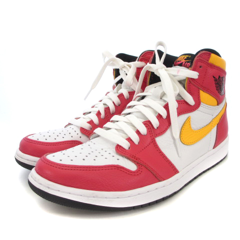 未使用品 ナイキ NIKE Air Jordan 1 High OG Light Fusion Red エア 