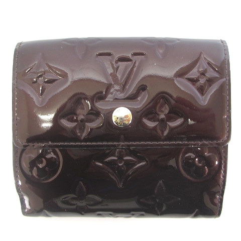ルイヴィトン LOUIS VUITTON M93523 ヴェルニ ポルトモネ ビエ カルト 