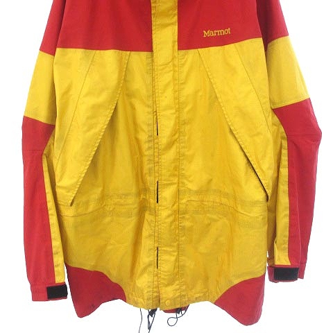 MARMOT く マウンテンパーカー オレンジ☓レッド