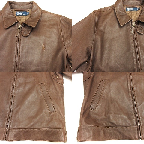 ポロラルフローレン　シングルライダース ポロ バイ ラルフローレン Polo by Ralph Lauren レザー