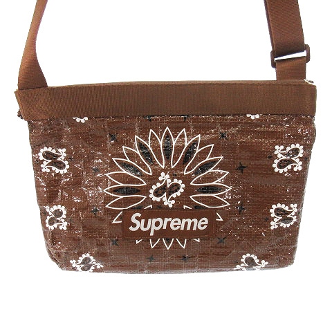 シュプリーム SUPREME バンダナ サコッシュ ショルダーバッグ 