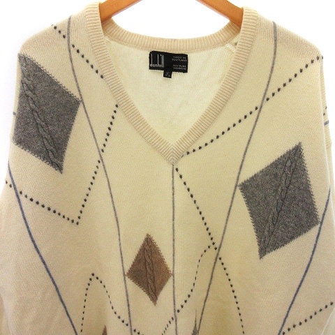dunhill 100%カシミアニット スコットランド製 カシミヤ100% dunhill