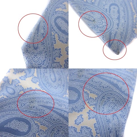 【美品】Ermenegildo Zegna ゼニア　ネクタイ ペイズリー 極美品】 エルメネジルドゼニア ネクタイ ペイズリー柄