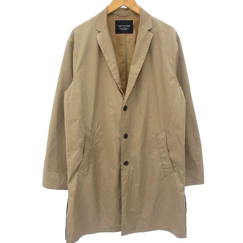 ナノユニバース nano universe チェスターコート 3B ベージュ XL  
