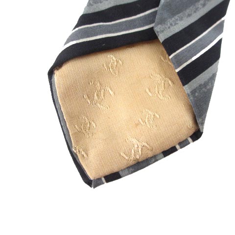 シャネル CHANEL ネクタイ 裏ココマーク レギュラータイ レジメンタル