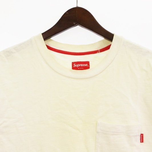 Supreme シュプリーム Tシャツ・カットソー M 白 【古着】【中古  