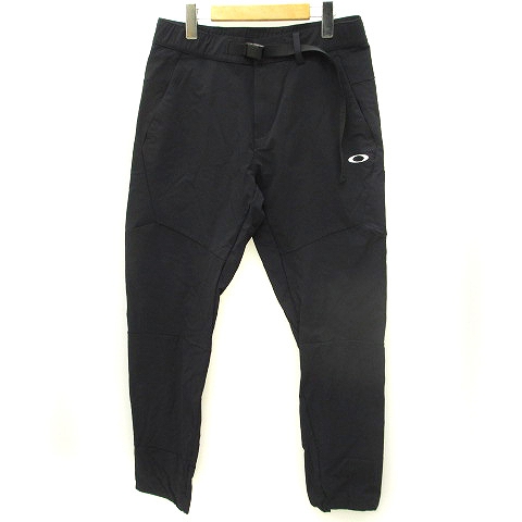 OAKLEY オークリー メンズ ブラック ナイロンパンツ ゴルフ ウェア 黒