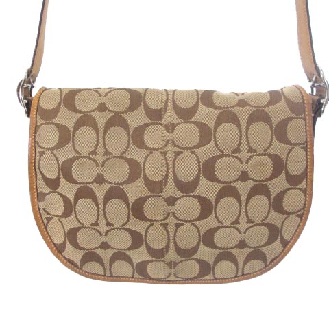 コーチ COACH 6842 シグネチャー ショルダーバッグ キャンバス レザー