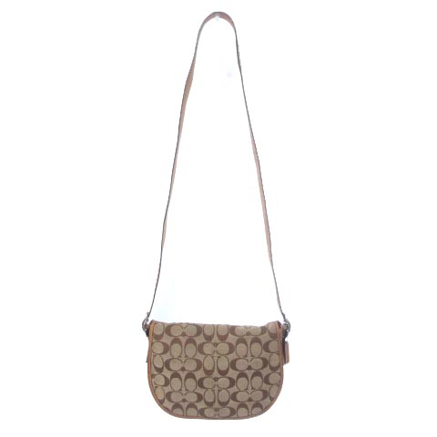 コーチ COACH 6842 シグネチャー ショルダーバッグ キャンバス レザー