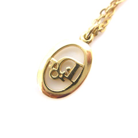 クリスチャンディオール Christian Dior ロゴ ネックレス