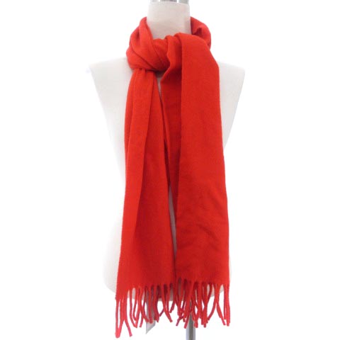 Vivienne Westwood 赤 マフラー フリンジ付き ヴィヴィアンウエスト