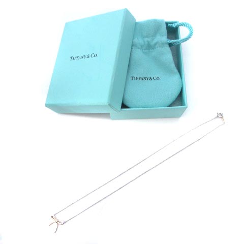 ティファニー TIFFANY & CO. ボウタイ リボン ネックレス ペンダント 