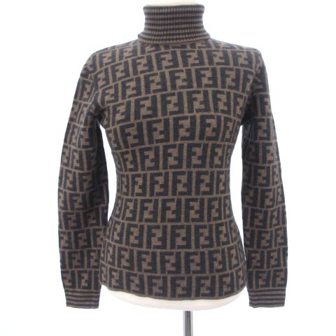 フェンディ FENDI ヴィンテージ ズッカ柄 ニット セーター 