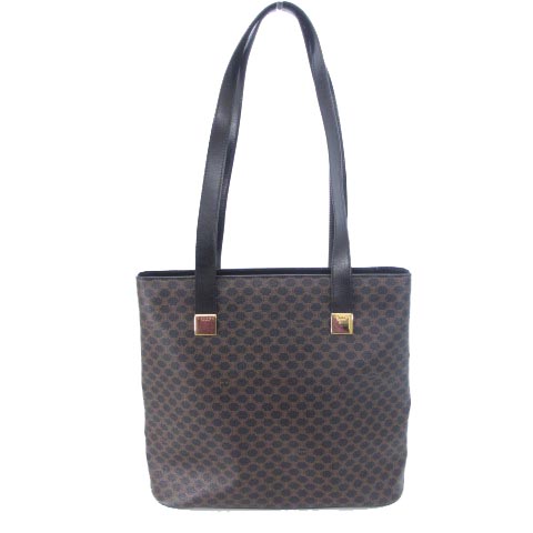 セリーヌ CELINE MC98/2 マカダム トートバッグ 肩掛け 総柄 PVC 