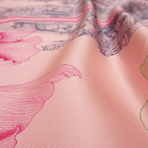 エルメス HERMES 19SS カレ90 A L'Ombre des Pivoines ピヴォワンヌの