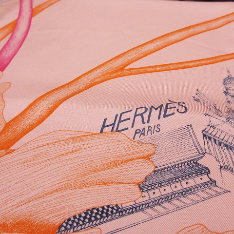 エルメス HERMES 19SS カレ90 A L'Ombre des Pivoines ピヴォワンヌの