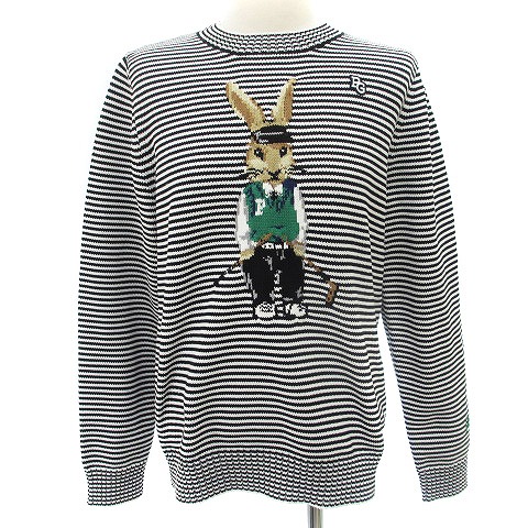 パーリーゲイツ PEARLY GATES 22-23AW インターシャ クルーネック 