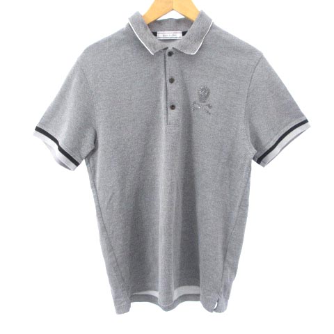 マーク＆ロナ MARK&LONA ポロシャツ ゴルフウェア スカル ライン  