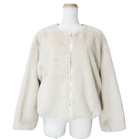 メゾピアノ mezzo piano ジュニア 美品 エコファー ジャケット  