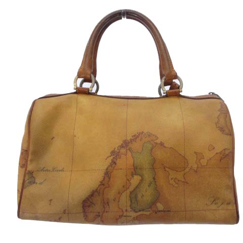 プリマクラッセ PRIMA CLASSE ミニボストンバッグ ハンドバッグ 地図柄  