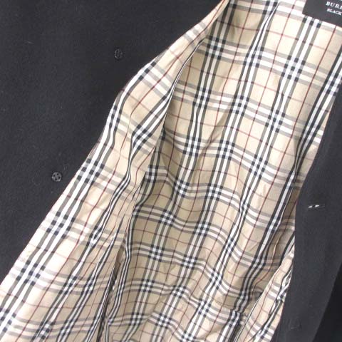 高級　バーバリーブラックレーベル　チェスターコート　ノバチェック バーバリーブラックレーベル BURBERRY BLACK LABEL チェスター