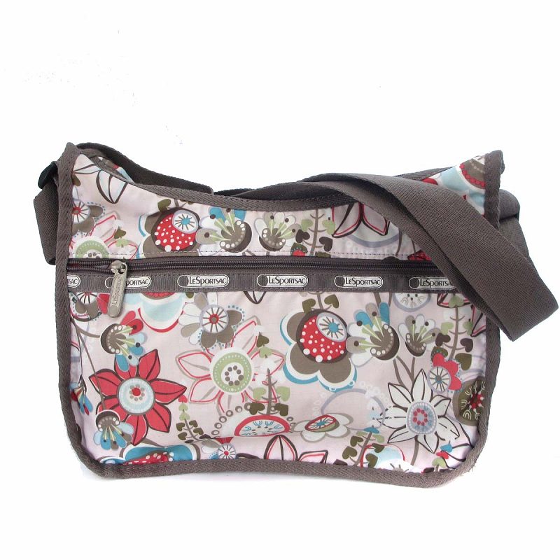 レスポートサック LesportSAC ショルダーバッグ ポーチ付き 花柄 総柄 