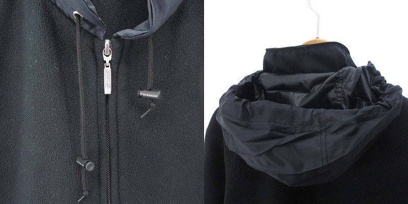 バーバリーブラックレーベル BURBERRY BLACK LABEL フリースジャケット 