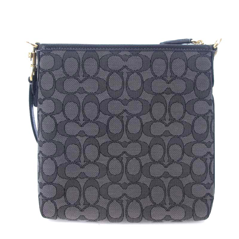 コーチ COACH 美品 CF242 シグネチャー Cロゴ ショルダーバッグ 総柄 