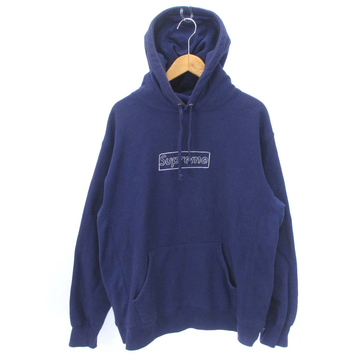 シュプリーム SUPREME ×カウズ KAWS 21SS Chalk Logo Hooded sweat 