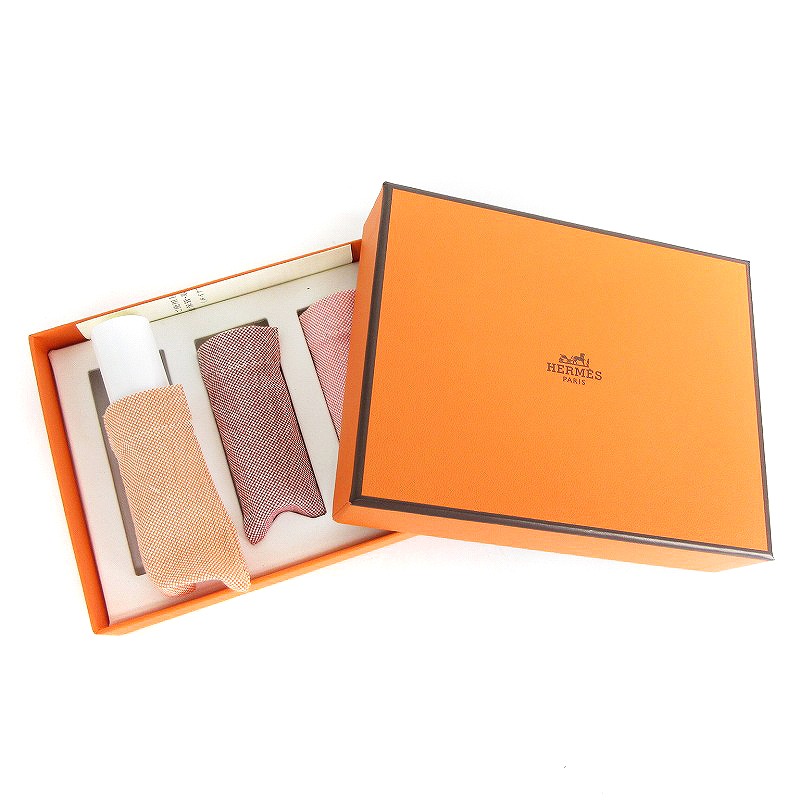 未使用品 エルメス HERMES ルージュセット 3点 エピセ ローズタン 
