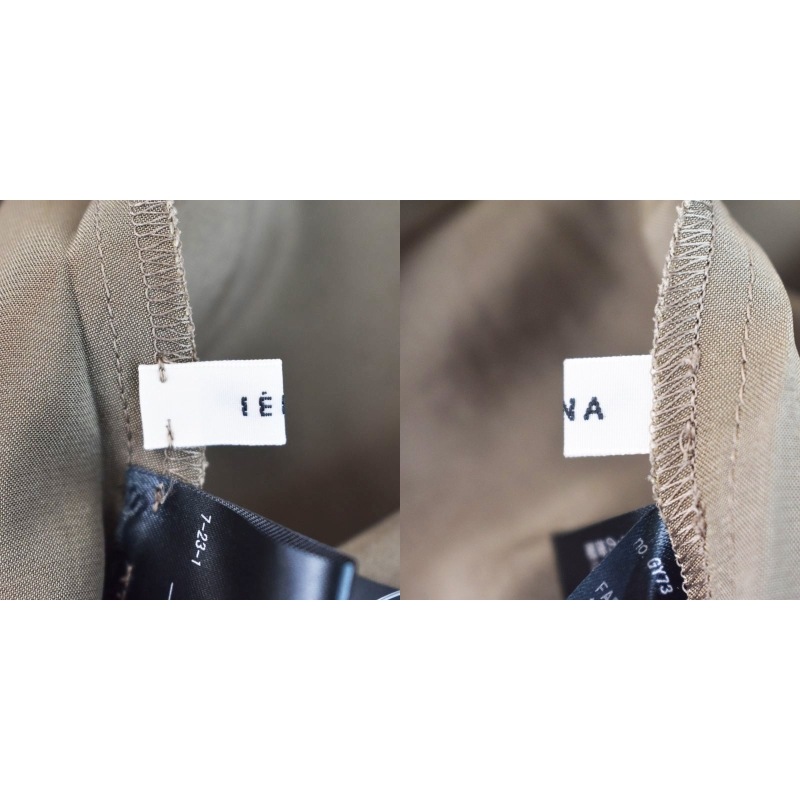 イエナ IENA 20AW Klauber レースフレアスカート ロング 花柄 36 S 茶  