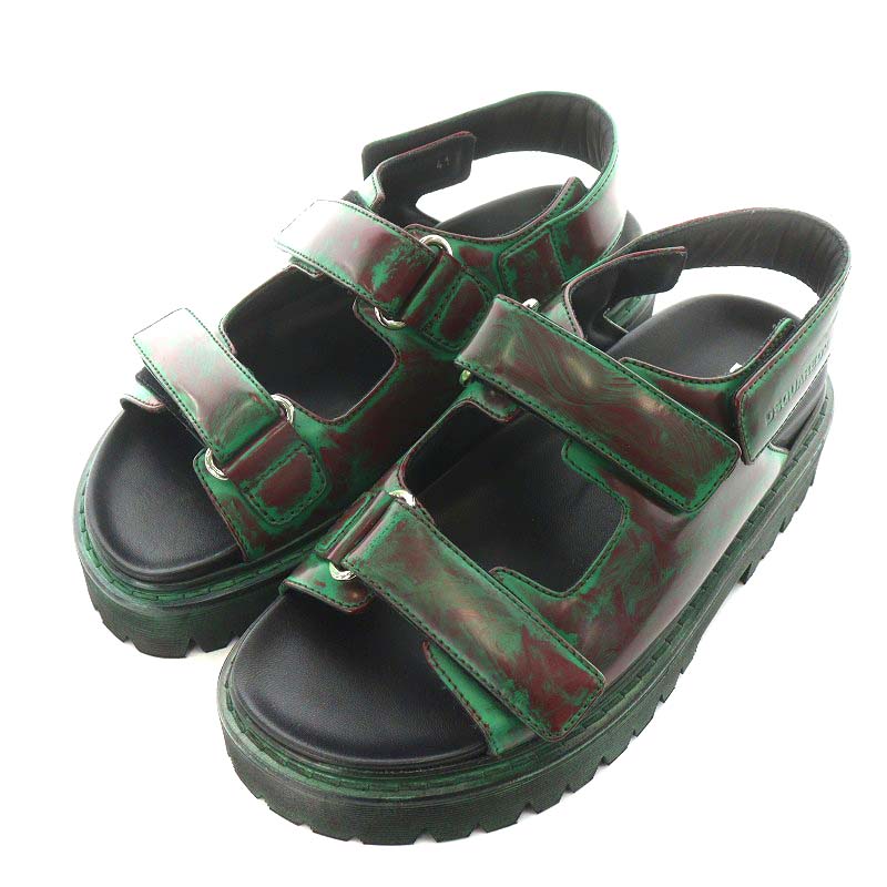 未使用品 ディースクエアード DSQUARED2 サンダル ストラップ 厚底 41 