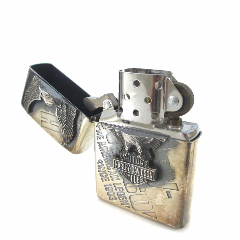 zippo ハーレービンテージダビットソン限定品台座付きオイル
