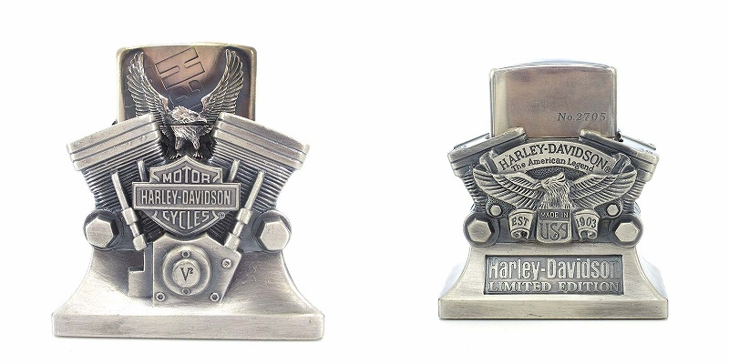 ジッポー ZIPPO 限定版 ハーレーダビッドソン 台座付き XI 95年製 