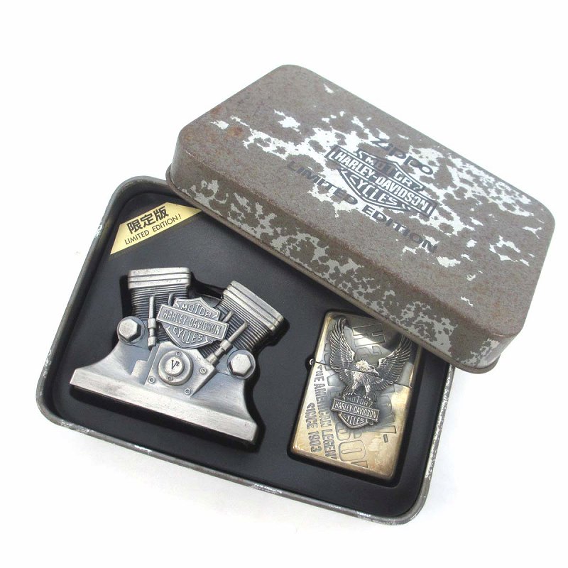 ジッポー ZIPPO 限定版 ハーレーダビッドソン 台座付き XI 95年製 
