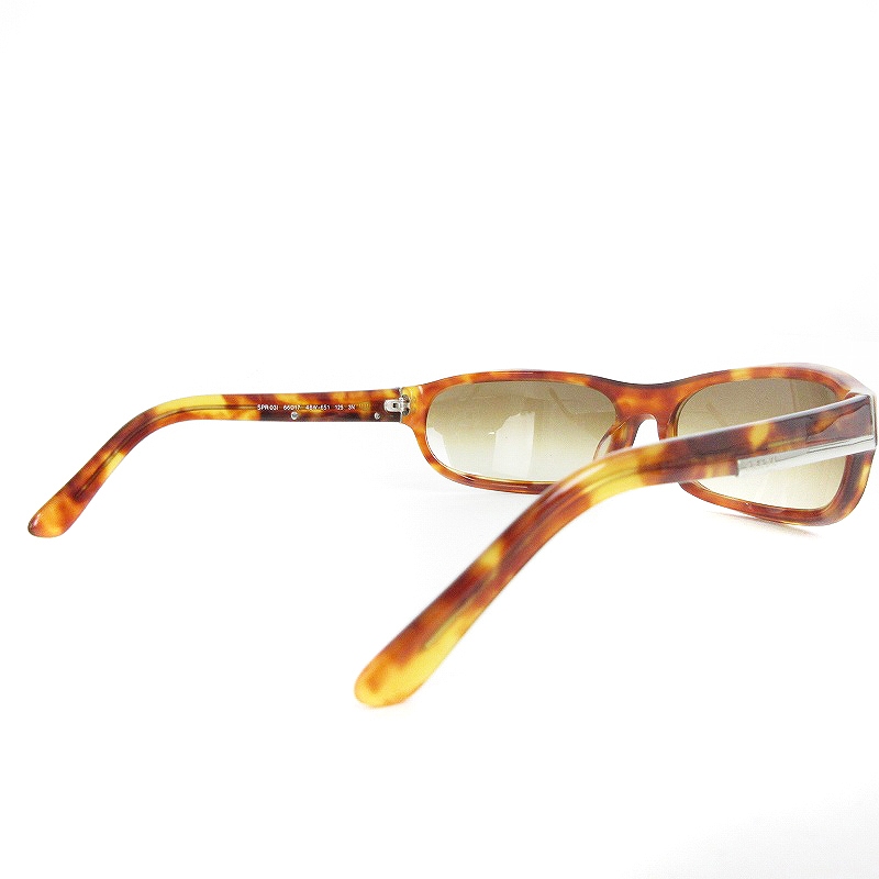 PRADA プラダ サングラス べっ甲柄 ブラウン 茶 イタリア製 ケース付き