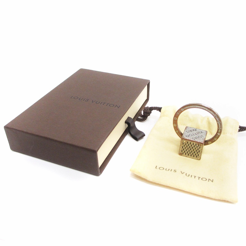 ルイヴィトン LOUIS VUITTON M67920 ダミエ キューブ キーリング