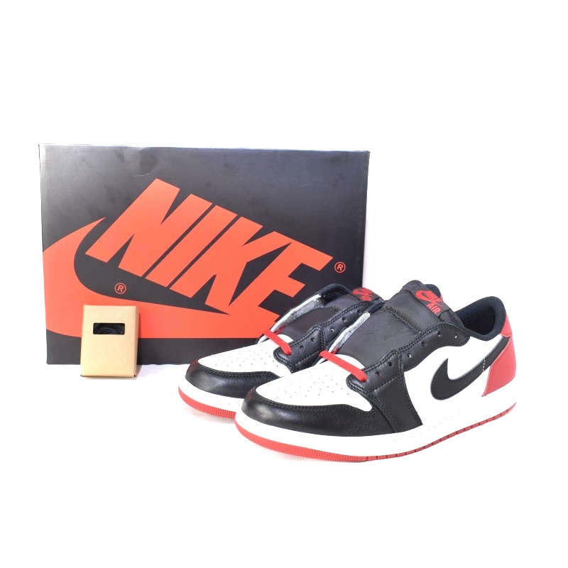 未使用品 ナイキ NIKE タグ付き Air Jordan 1 Retro Low OG Black Toe 