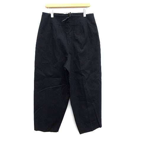JIL SANDER レースパンツブラック