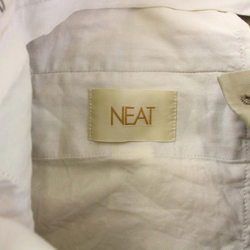 ニート NEAT 2タックショーツ ショートパンツ コットン ボタンフライ