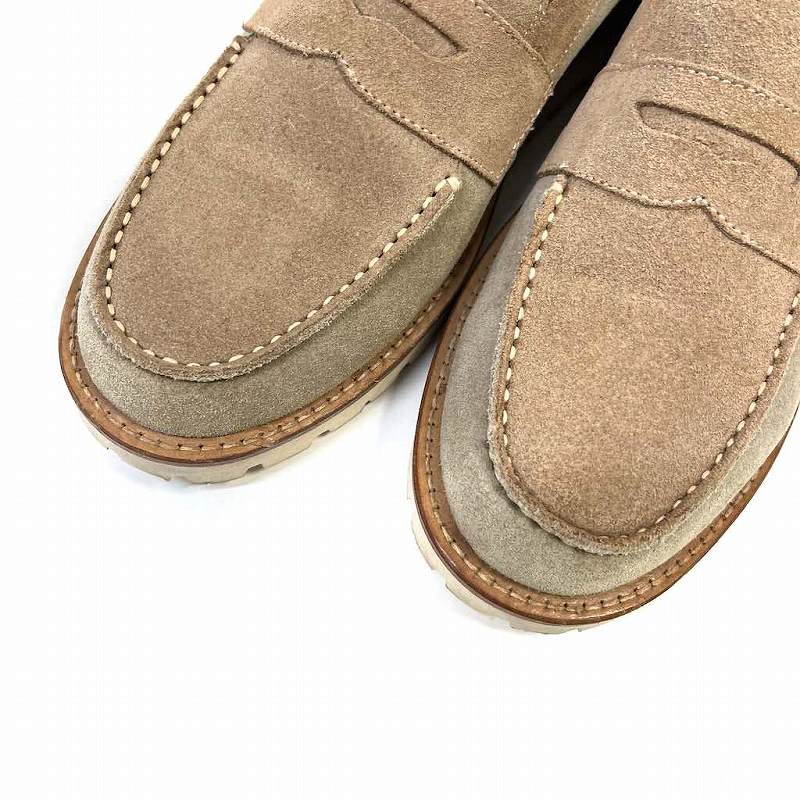 Caminando kith別注スエード ローファー ベージュ