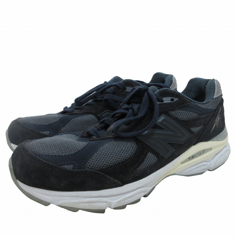 ニューバランス NEW BALANCE ×KITH RONNIE FIEG 990V3 Genesis/Navy 
