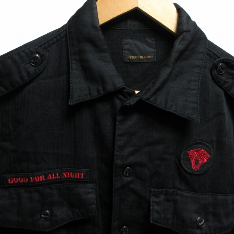 ヒステリックグラマー HYSTERIC GLAMOUR ボーイスカウトシャツ ワーク 