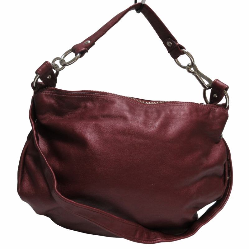 コーチ COACH 美品 2WAY レザーショルダーバッグ ハンドバッグ 斜め  