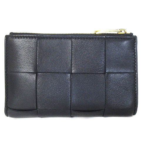 ボッテガヴェネタ BOTTEGA VENETA 美品 ミディアム カセット 二つ折り  