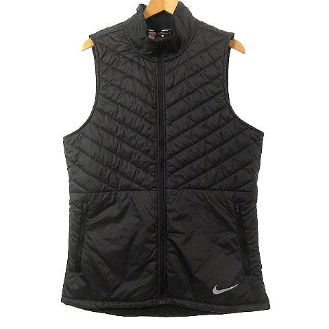 ナイキ NIKE ランニングベスト 中綿 エアロレイヤー ジップアップ 