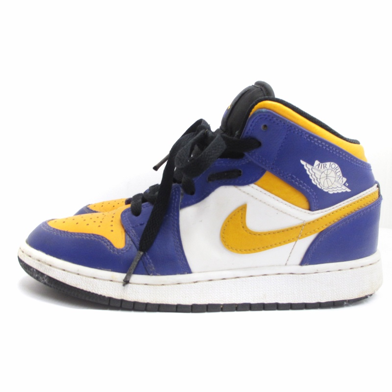 ナイキ NIKE GS Air Jordan 1 Mid Lakers GS エアジョーダン1 ミッド 